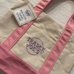 Trader Joe’s Mini Pastel Canvas Tote Bags